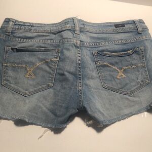 Woman’s cut off Y2k denim size 9 shorty shorts
